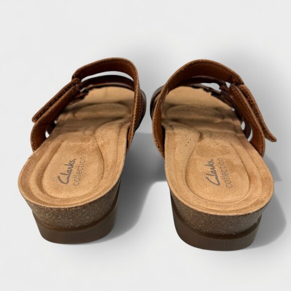 Clarks Calenne Lily Sandals Brown Multi Leather Women’s US 11 M Comfort New Box - Picture 4 of 13